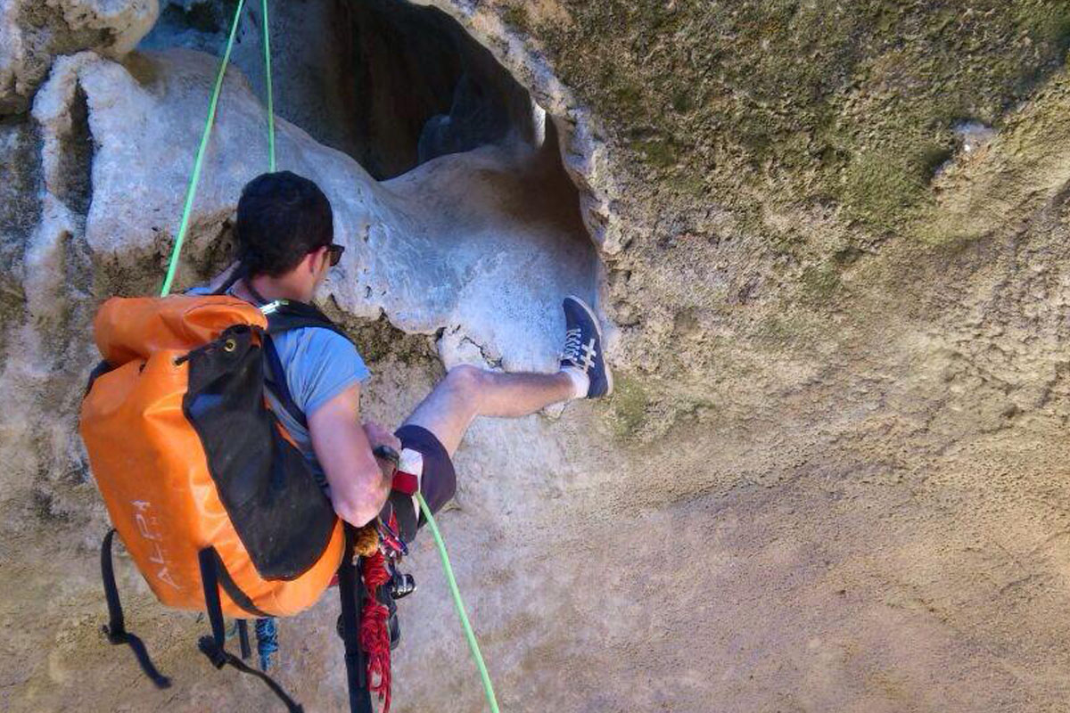 Espeleología y escalada